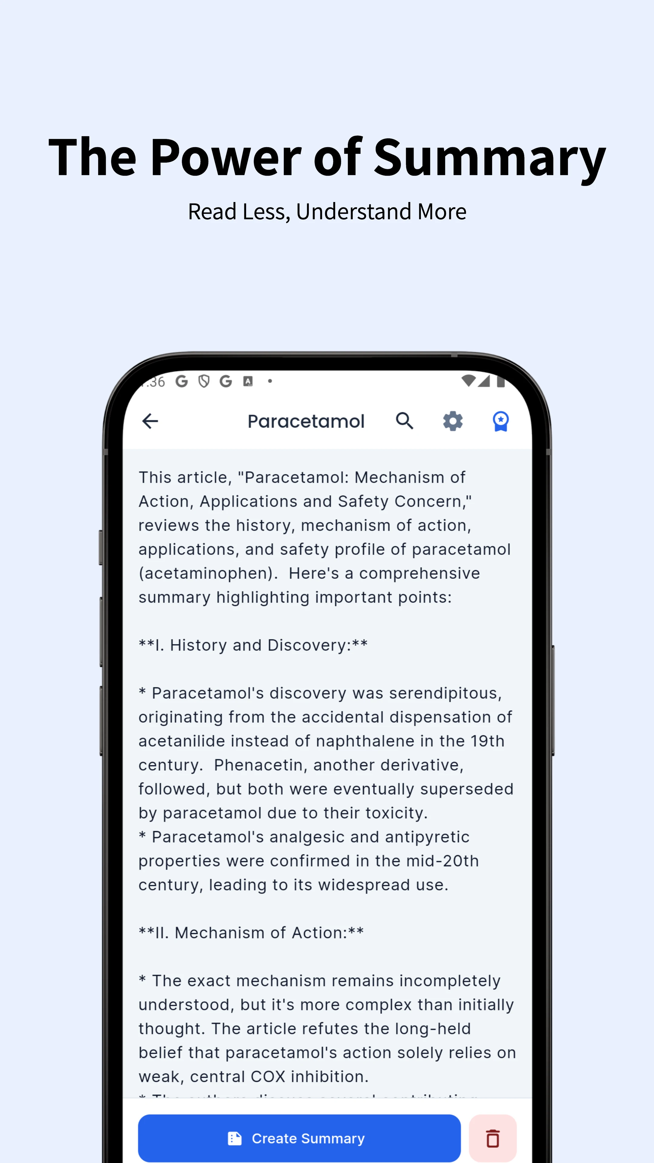 AI Document Summarizer Chat screenshot